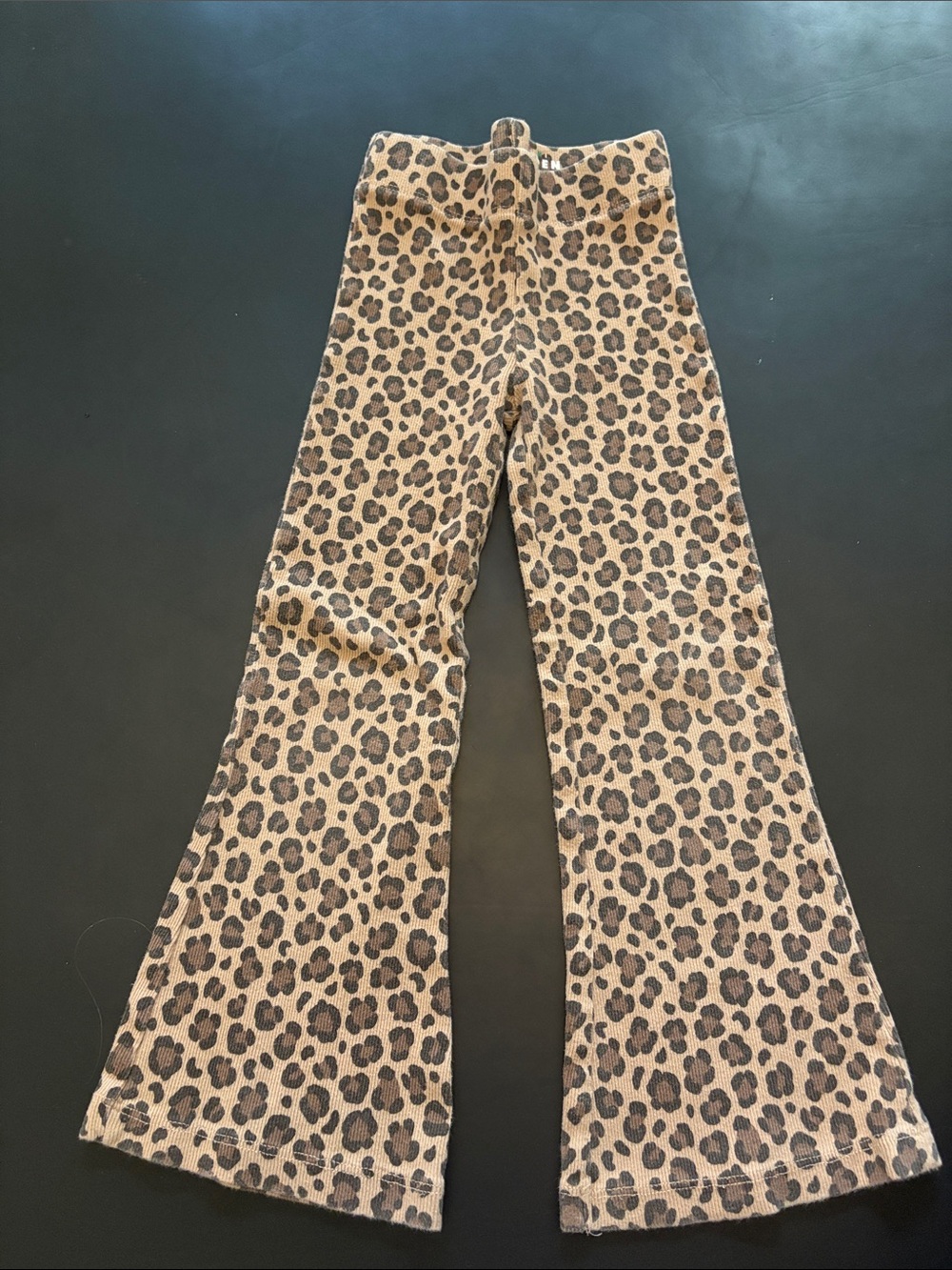 Mini Boden Leopard Flare Leggings 4-5Y